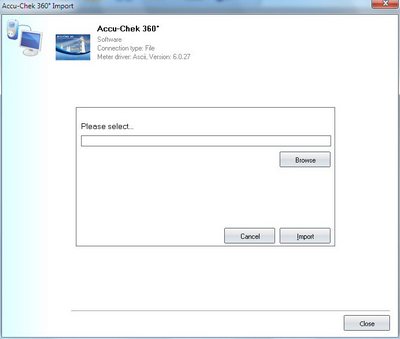 Import your readings from Accu-Chek 360° into your log-book